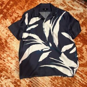 Banana Republic silk shirt.